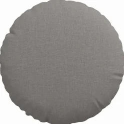 vidaXL Cojines para asiento 2 pcs Ø30 x 13 cm tela Taupé Online