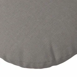 vidaXL Cojines para asiento 2 pcs Ø30 x 13 cm tela Taupé Online