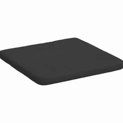 vidaXL Cojines para asiento 4 pcs 40 x 40 x 3 cm Negro Sale