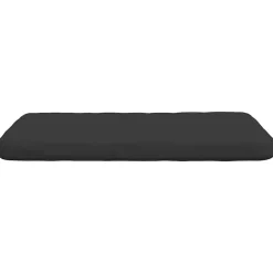 vidaXL Cojines para asiento 4 pcs 40 x 40 x 3 cm Negro Sale