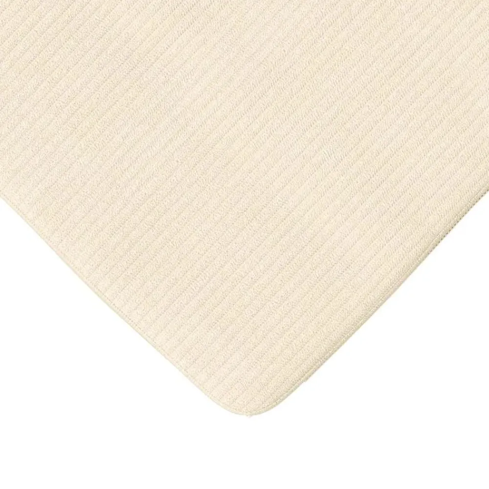 vidaXL Cojines para asiento 4 pcs 40 x 40 x 3 cm Tela de pana Crema