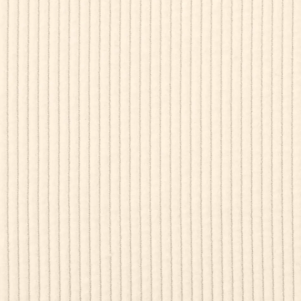 vidaXL Cojines para asiento 4 pcs 40 x 40 x 3 cm Tela de pana Crema