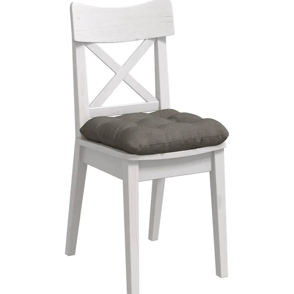 vidaXL Decoración-Cojines para asiento 4 pcs 40 x 40 cm Tela de pana