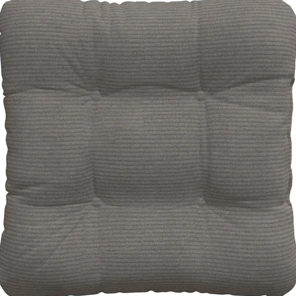vidaXL Decoración-Cojines para asiento 4 pcs 40 x 40 cm Tela de pana