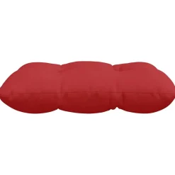 vidaXL Cojines para asiento 4 pcs 40 x 40 x 12 cm tela Rojo Discount