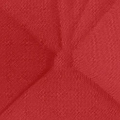 vidaXL Cojines para asiento 4 pcs 40 x 40 x 12 cm tela Rojo Discount