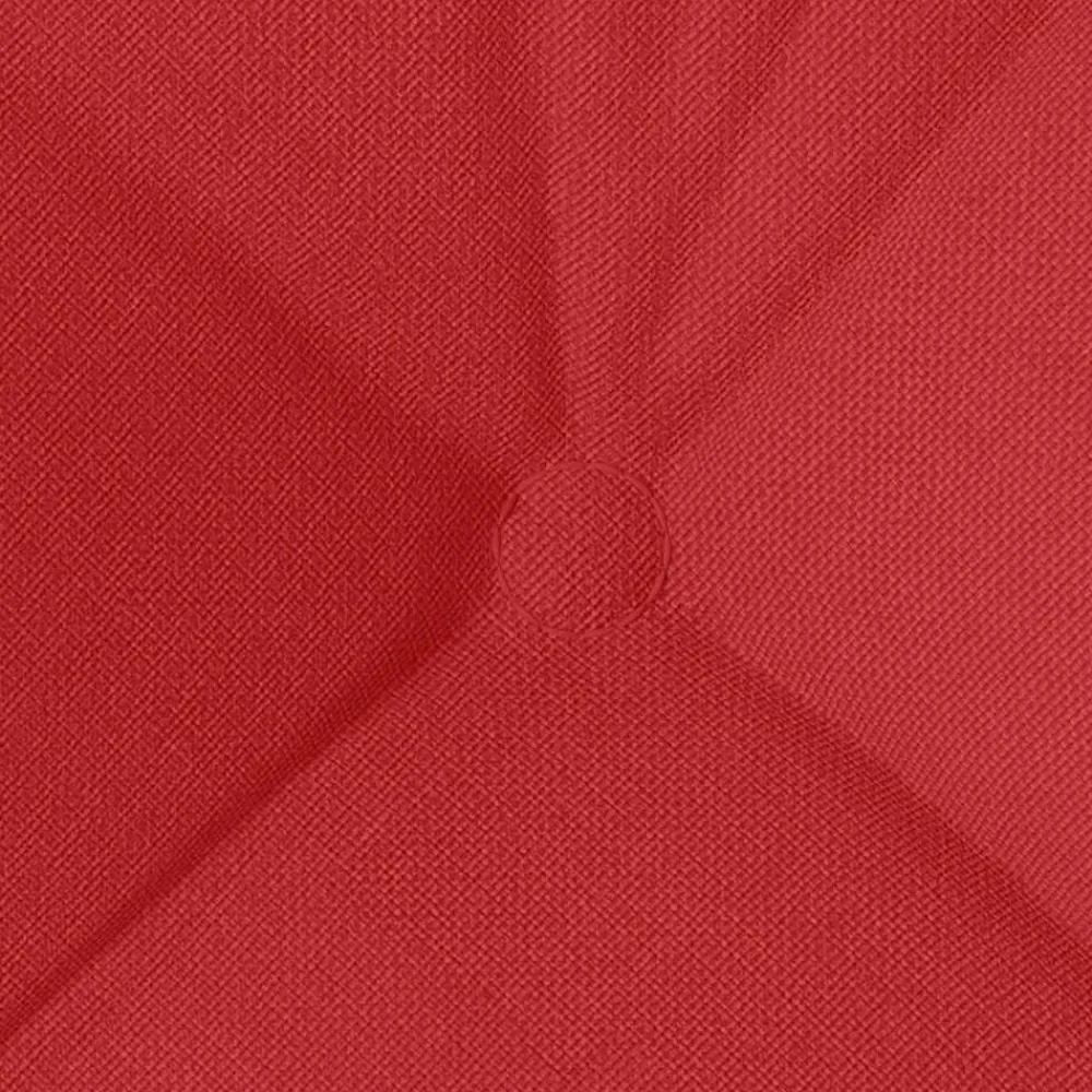 vidaXL Cojines para asiento 4 pcs 40 x 40 x 12 cm tela Rojo Discount