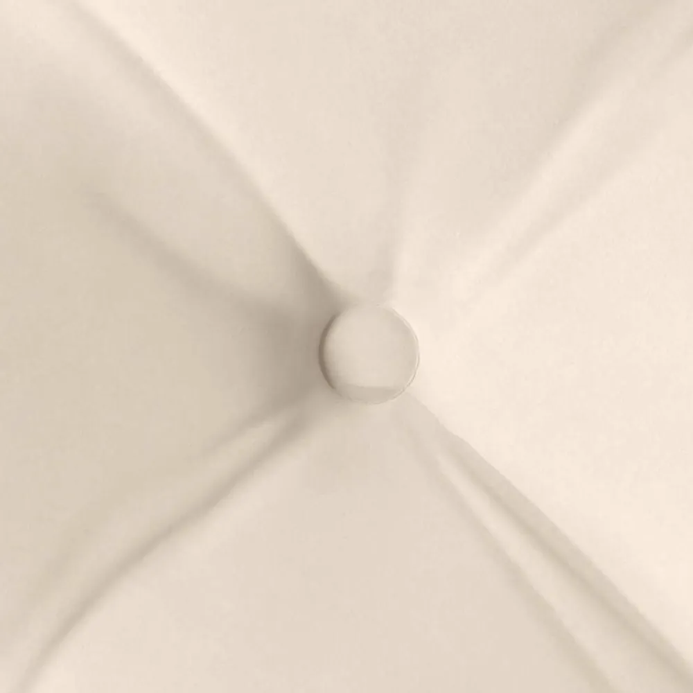 vidaXL Cojines para asiento 4 pcs 40 x 40 x 6 cm Microfibra Beige Discount