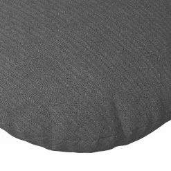 vidaXL Cojines para asiento 2 pcs Ø30 x 13 cm Tela de pana Gris oscuro Online
