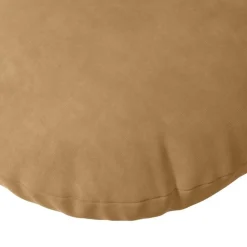 vidaXL Decoración-Cojines para asiento 2 pcs Marrón Ø30 x 13 cm Terciopelo