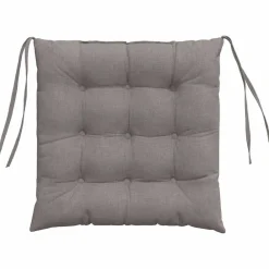 vidaXL Decoración-Cojines para asiento 4 pcs 40 x 40 x 6 cm tela