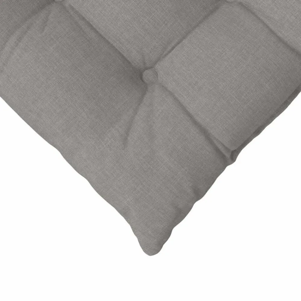 vidaXL Decoración-Cojines para asiento 4 pcs 40 x 40 x 6 cm tela