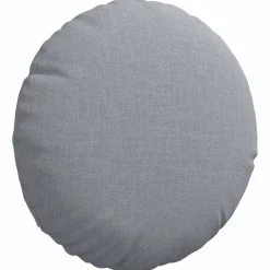 vidaXL Cojines para asiento 2 pcs Ø30 x 13 cm tela Gris claro Online