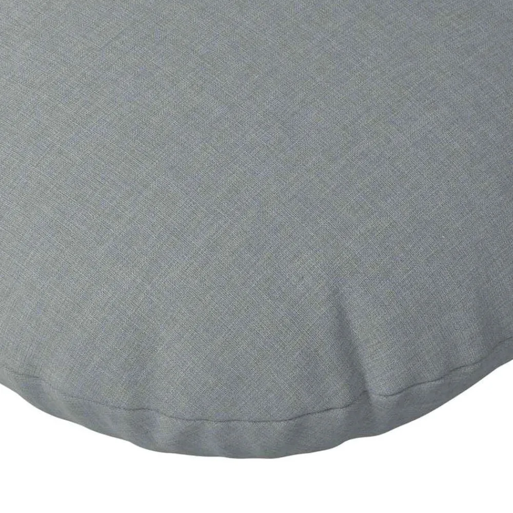 vidaXL Cojines para asiento 2 pcs Ø30 x 13 cm tela Gris claro Online