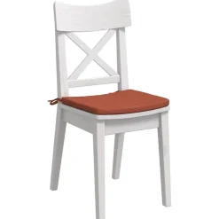vidaXL Decoración-Cojines para asiento 4 pcs 40 x 40 x 3 cm