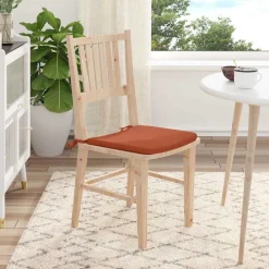 vidaXL Decoración-Cojines para asiento 4 pcs 40 x 40 x 3 cm