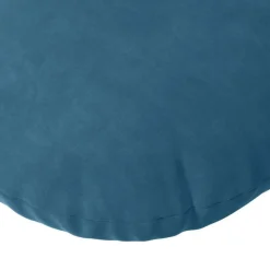 vidaXL Cojines para asiento 2 pcs Ø30 x 13 cm Terciopelo Azul Outlet