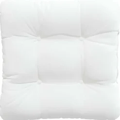 vidaXL Decoración-Cojines para asiento 4 pcs 40 x 40 x 12 cm tela