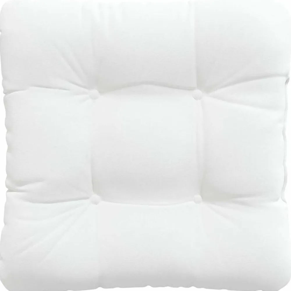 vidaXL Decoración-Cojines para asiento 4 pcs 40 x 40 x 12 cm tela