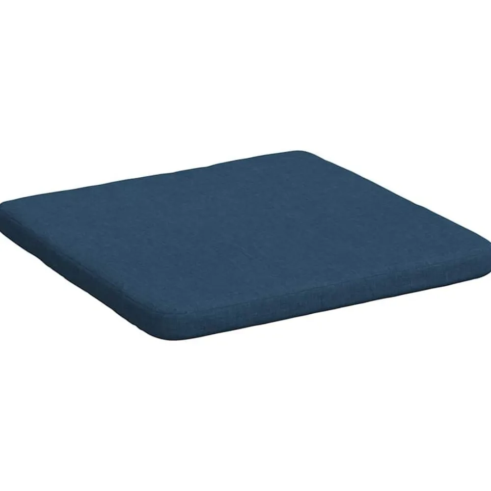 vidaXL Decoración-Cojines para asiento 4 pcs 40 x 40 x 3 cm tela
