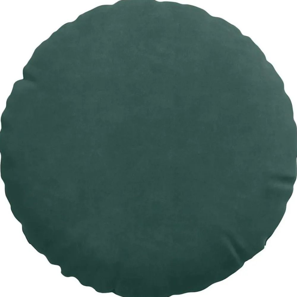 vidaXL Decoración-Cojines para asiento 2 pcs Ø30 x 13 cm Terciopelo
