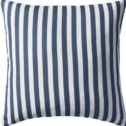 vidaXL Cojines para exterior a rayas 45x45 cm azul marino 2 unidades rayas azul marina Outlet