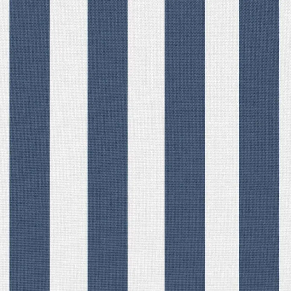 vidaXL Cojines para exterior a rayas 45x45 cm azul marino 2 unidades rayas azul marina Outlet