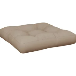 vidaXL Cojines para palets 2 unidades tela gris Taupé Best