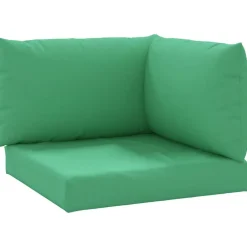 vidaXL Cojines para palets 3 unidades tela Oxford Verde Online