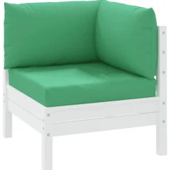 vidaXL Cojines para palets 3 unidades tela Oxford Verde Online