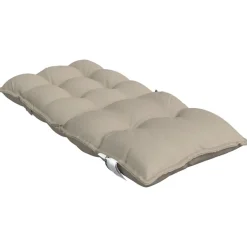 vidaXL Cojines para silla respaldo bajo 2 uds tela Oxford gris taupe Taupé New