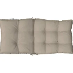 vidaXL Cojines para silla respaldo bajo 2 uds tela Oxford gris taupe Taupé New