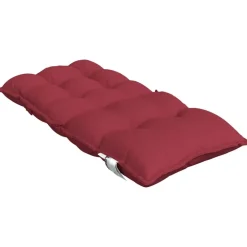 vidaXL Cojines para silla respaldo bajo 2 uds tela Oxford rojo tinto Rojo vino tinto Online
