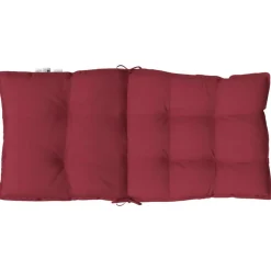 vidaXL Cojines para silla respaldo bajo 2 uds tela Oxford rojo tinto Rojo vino tinto Online
