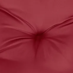 vidaXL Cojines para silla respaldo bajo 2 uds tela Oxford rojo tinto Rojo vino tinto Online
