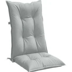 vidaXL Cojines para silla respaldo alto 6 uds tela gris claro melange gris claro mezcla Outlet