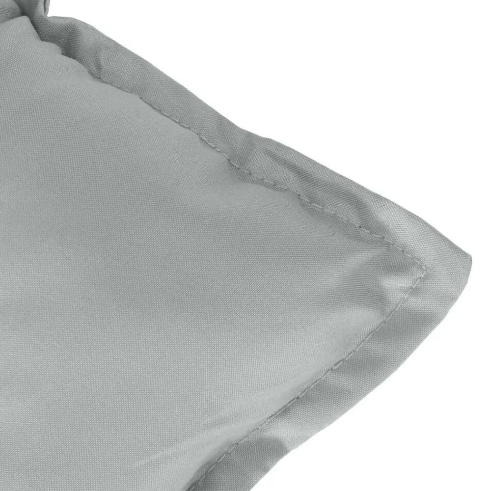 vidaXL Cojines para silla respaldo alto 6 uds tela gris claro melange gris claro mezcla Outlet