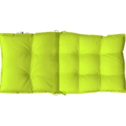 vidaXL Decoración-Cojines para silla respaldo bajo 2 uds tela Oxford verde brillo