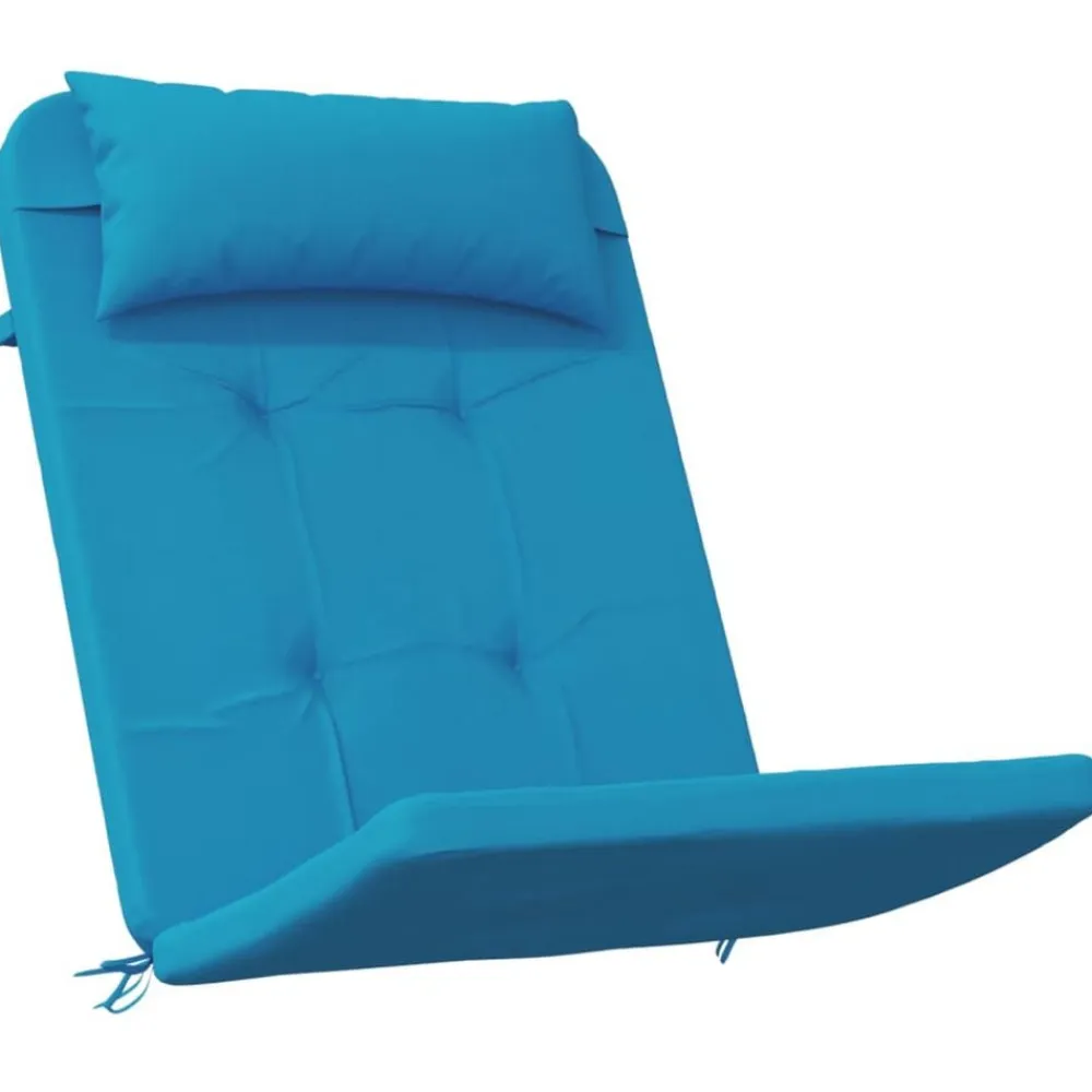 vidaXL Cojines para silla Adirondack 2 uds tela Oxford Azul claro Clearance