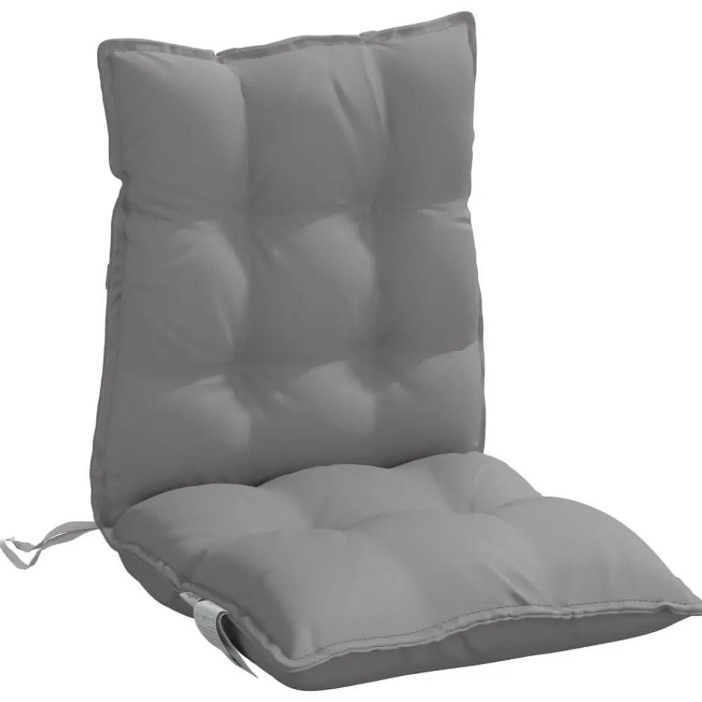 vidaXL Decoración-Cojines para silla con respaldo bajo 2 uds tela Oxford