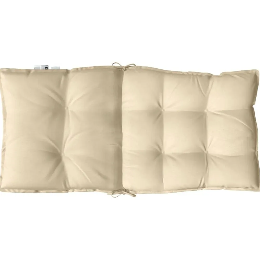 vidaXL Cojines para silla con respaldo bajo 2 uds tela Oxford Beige Hot