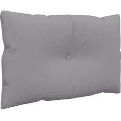vidaXL Cojines para sofá de palets 2 unidades tela Gris New
