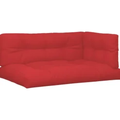 vidaXL Cojines para sofá de palets 5 unidades tela Rojo
