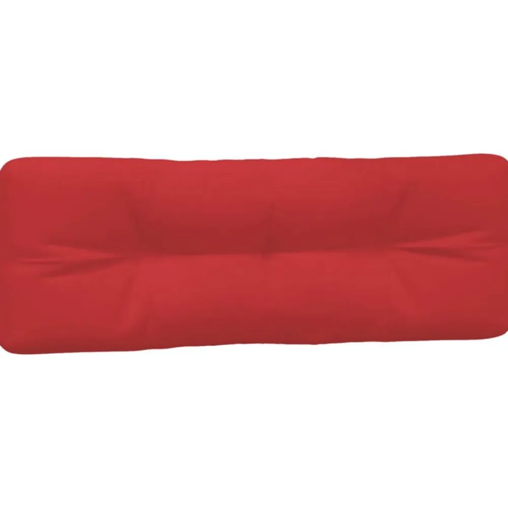 vidaXL Cojines para sofá de palets 5 unidades tela Rojo