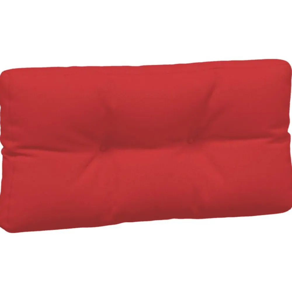 vidaXL Cojines para sofá de palets 5 unidades tela Rojo