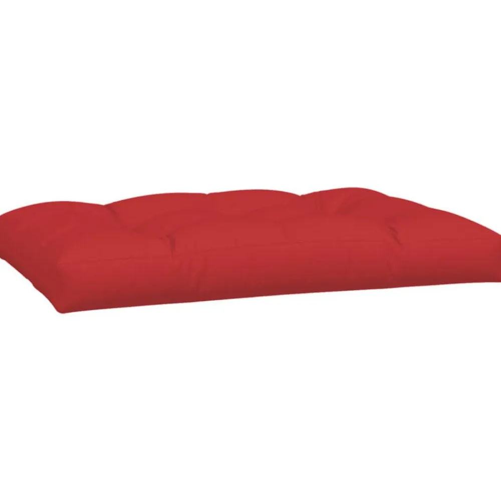 vidaXL Cojines para sofá de palets 5 unidades tela Rojo