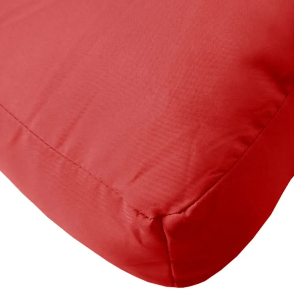 vidaXL Cojines para sofá de palets 5 unidades tela Rojo