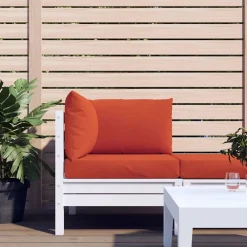 vidaXL Cojines para sofá de palets 3 uds tela melange Rojo Clearance