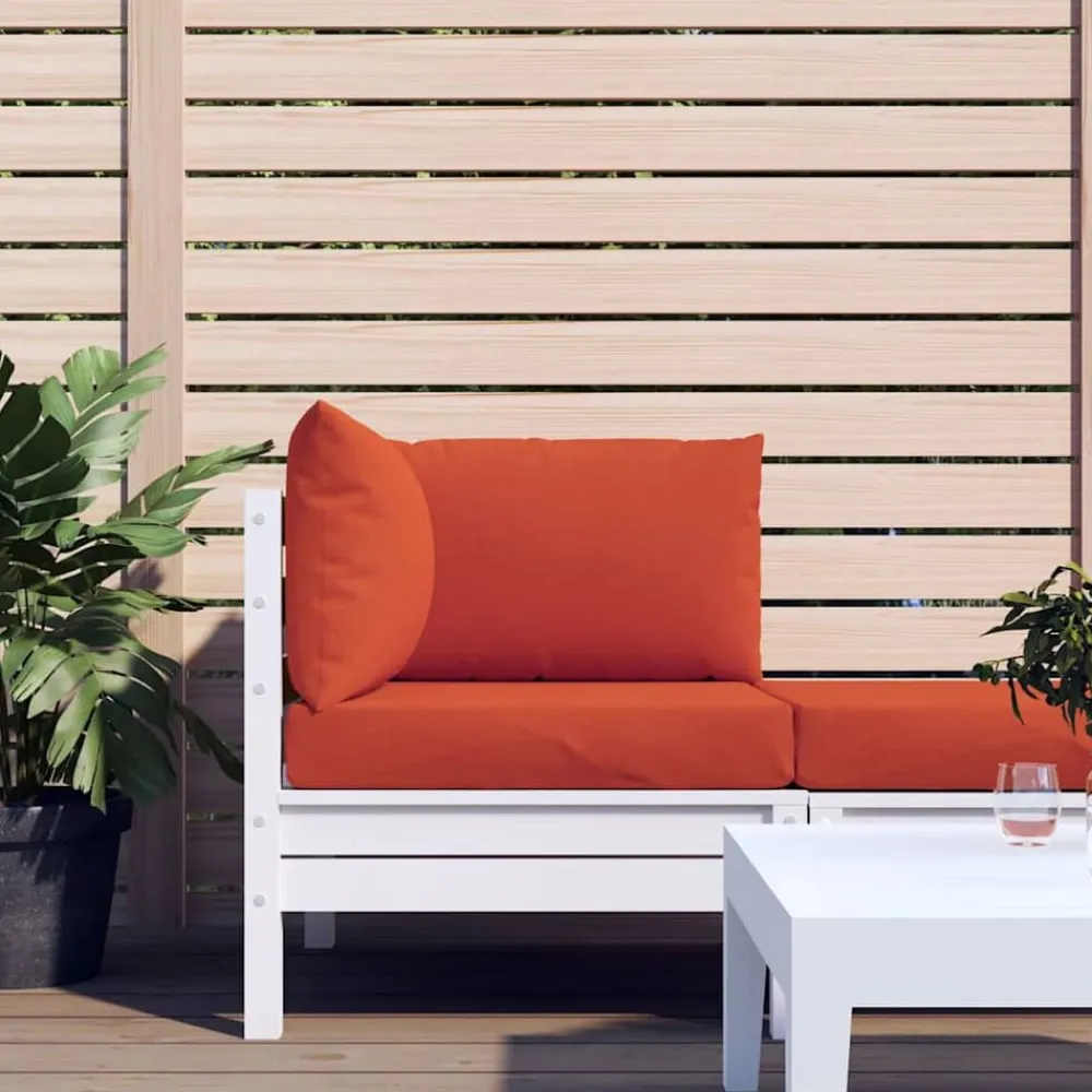 vidaXL Cojines para sofá de palets 3 uds tela melange Rojo Clearance