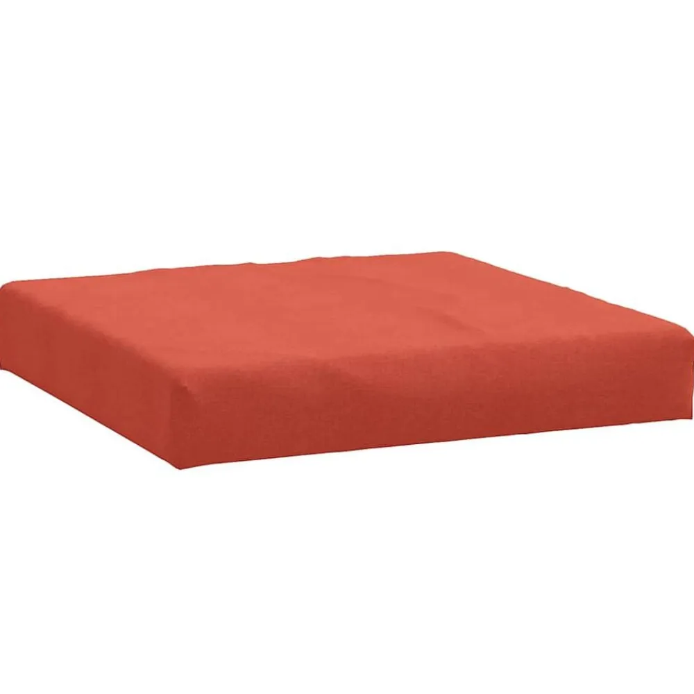 vidaXL Cojines para sofá de palets 3 uds tela melange Rojo Clearance